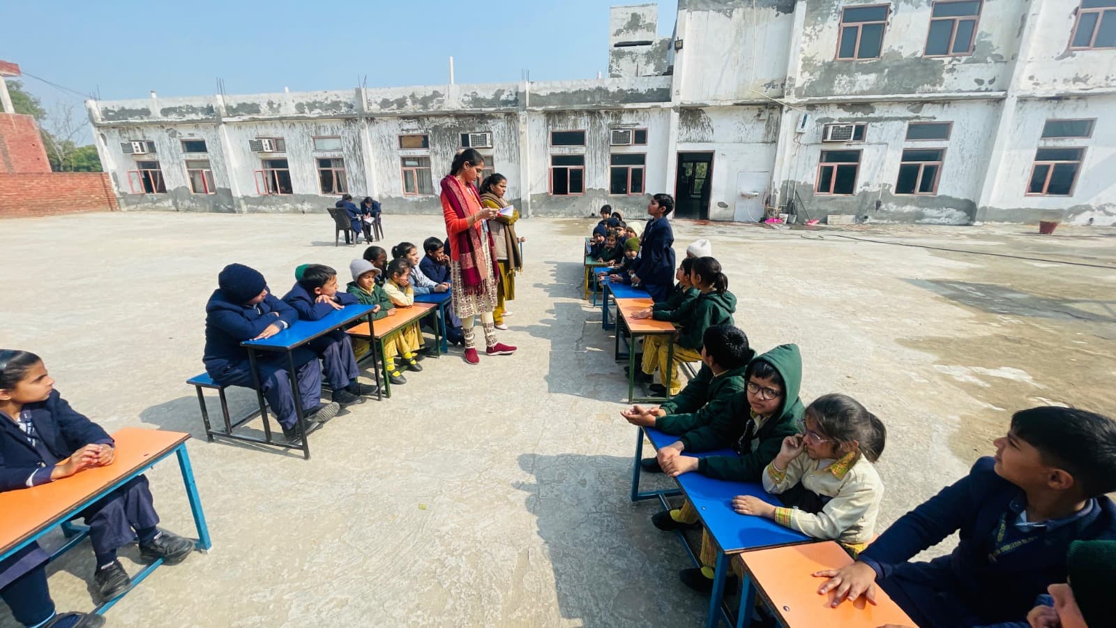 Quiz in the Courtyard