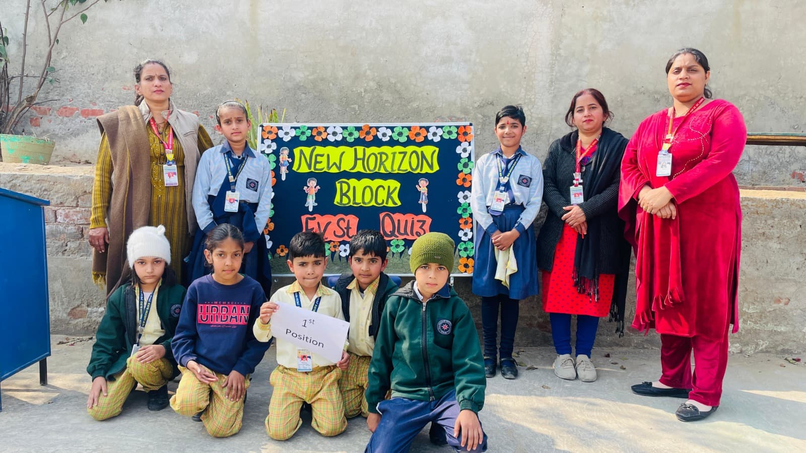 Quiz Champions. New Horizon Block takes the lead